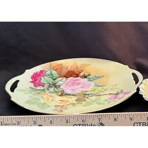 Limoges Floral Plate